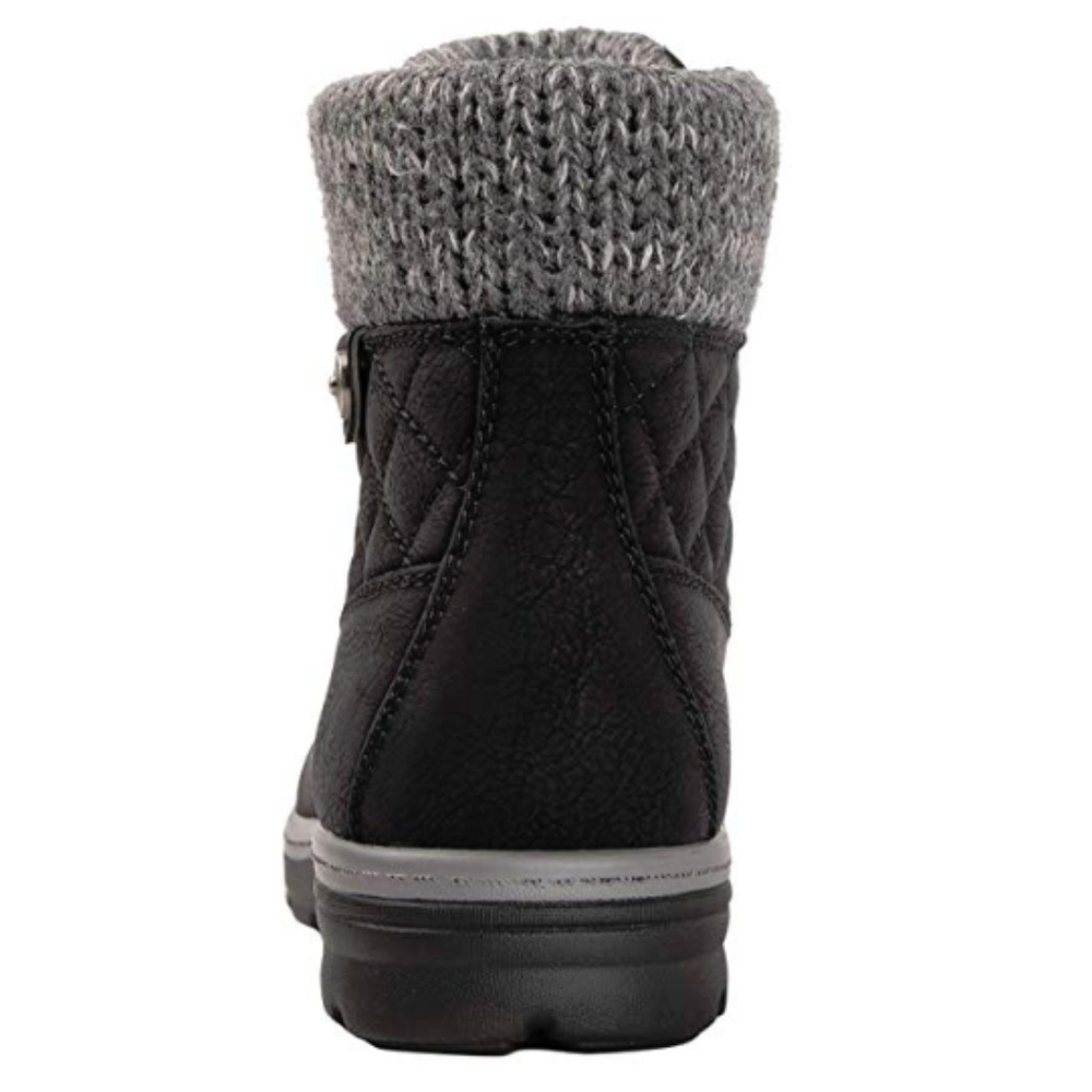 Womens "Mariah" Black Winter Boots - Picture 5 of 7
